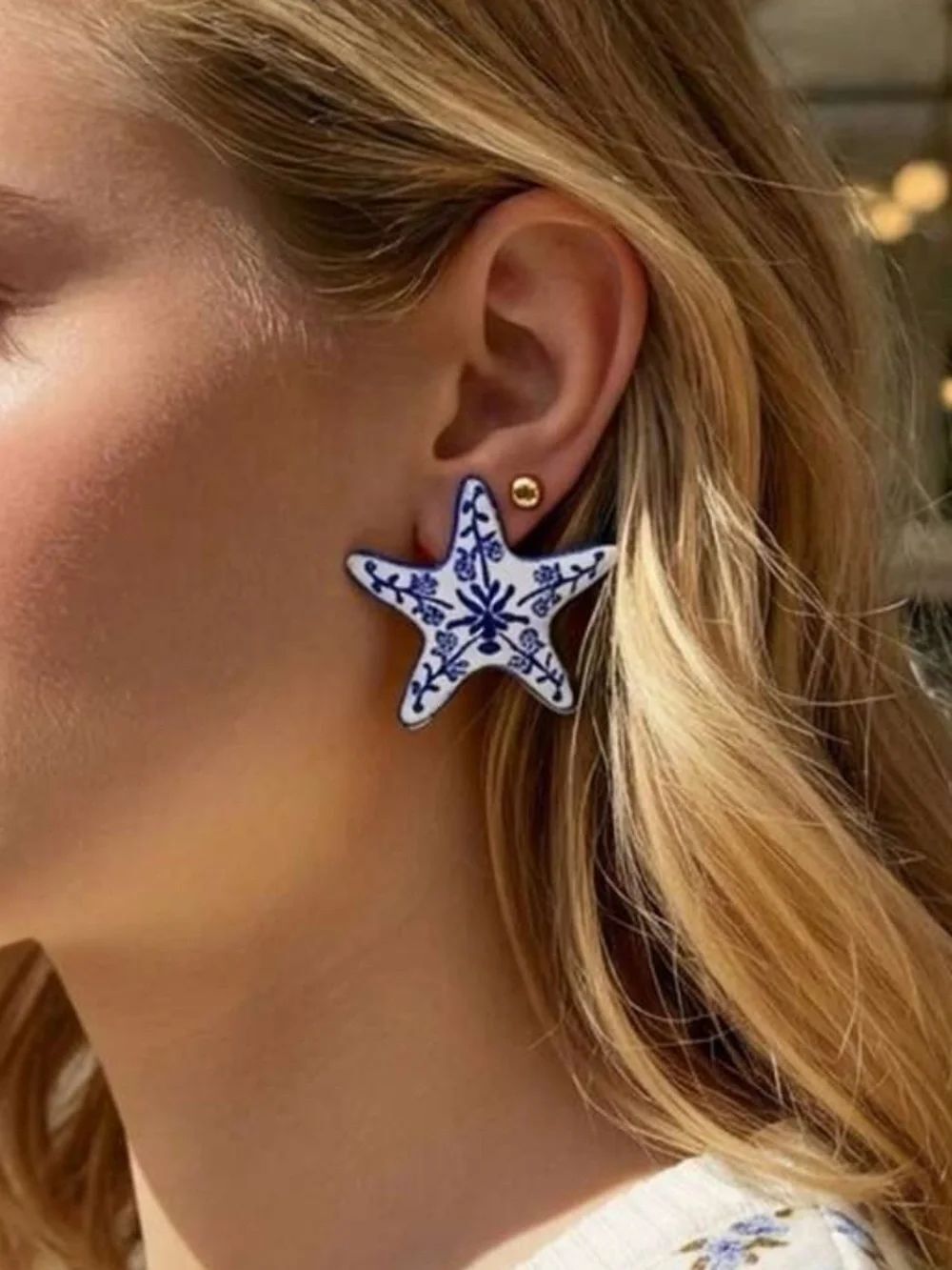 Starfish Statement Earrings Q1120